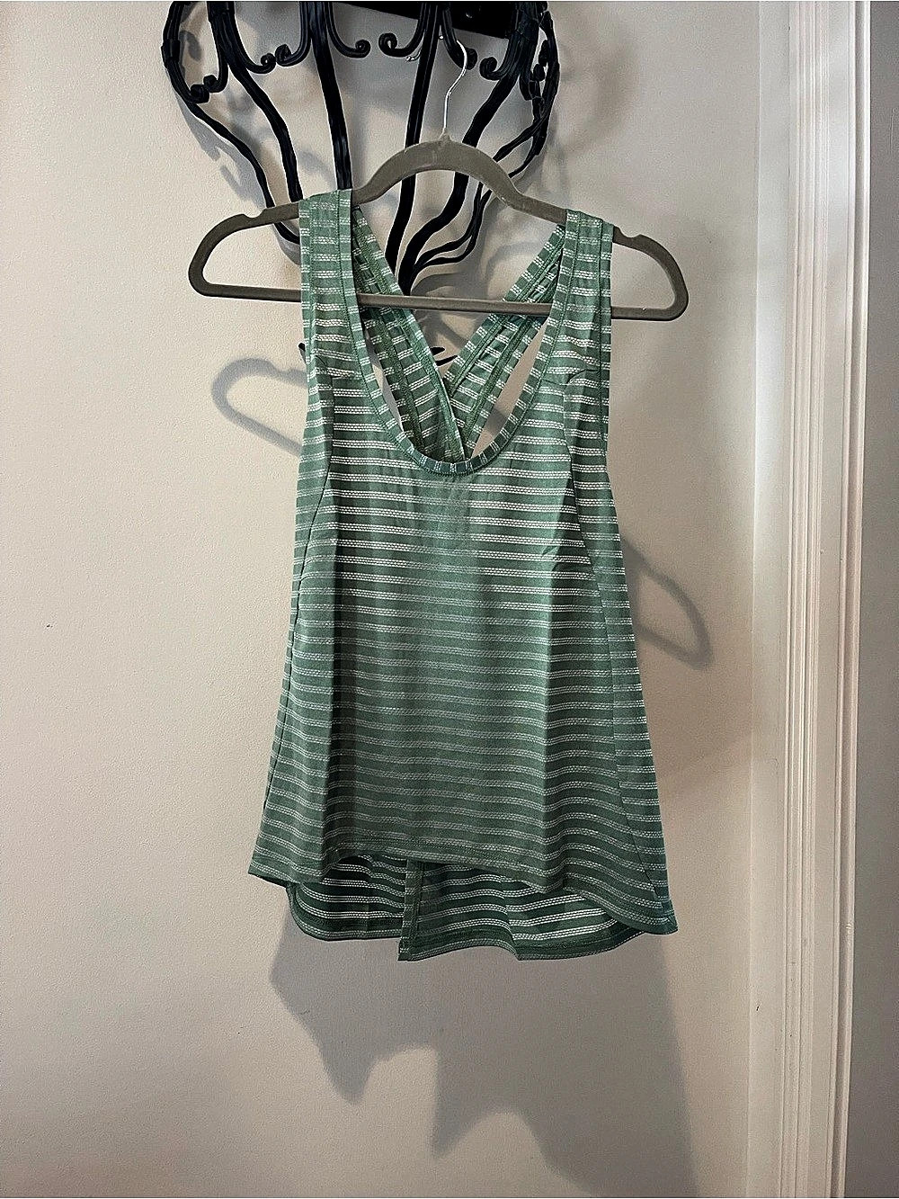 Zyia Active Nimbus Split Back Tank Green